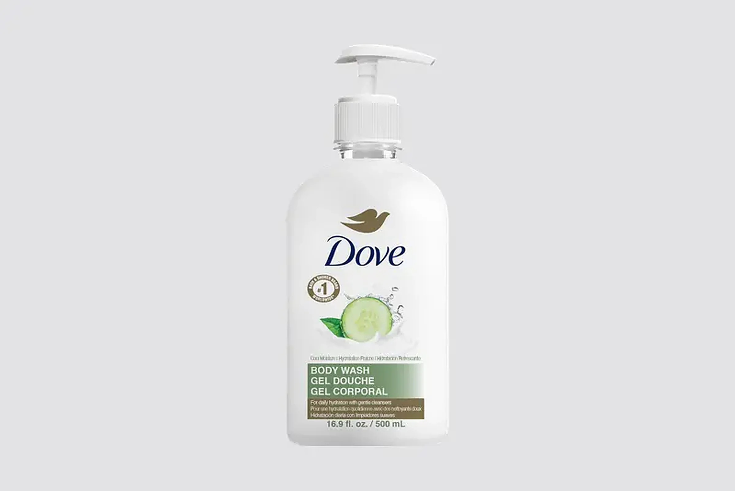 Dove Professional Cool Moisture – Dispenser 500 ml, Bagnoschiuma, con dosatore a pompa