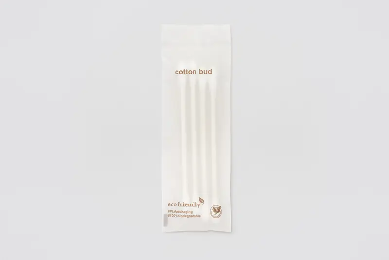 GreenClassic - 4pcs cotton tips with paper stick