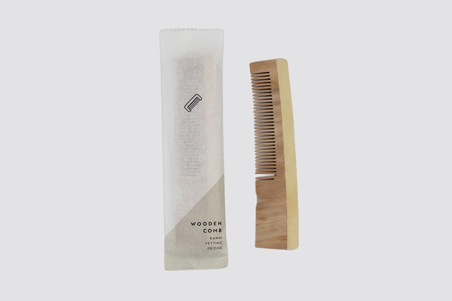 BASIC PAPER - Wooden comb in paper sachet