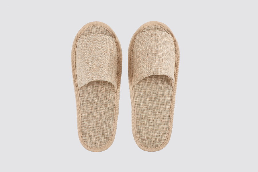 Natural-Flax open-toe, size 28.5cm