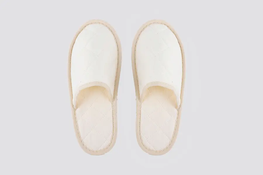 Pinar, closed-toe, size 28,5cm, sugar cane sole | Hotel slippers