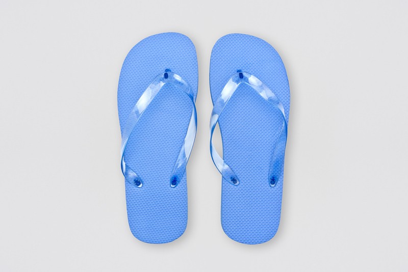 Chancleta Massage Beach Sandal, azul P.2935C, PE 15mm, 28,6cm