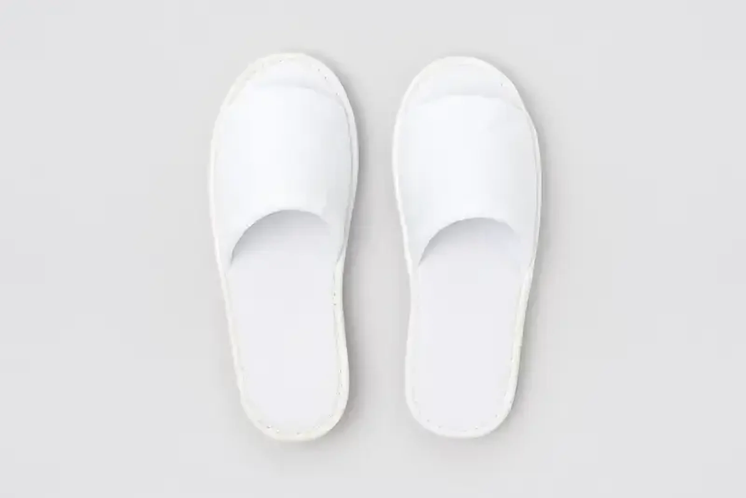 P-Andy Velour, aperta, colore bianco, misura 29,5cm | pantofola per hotel
