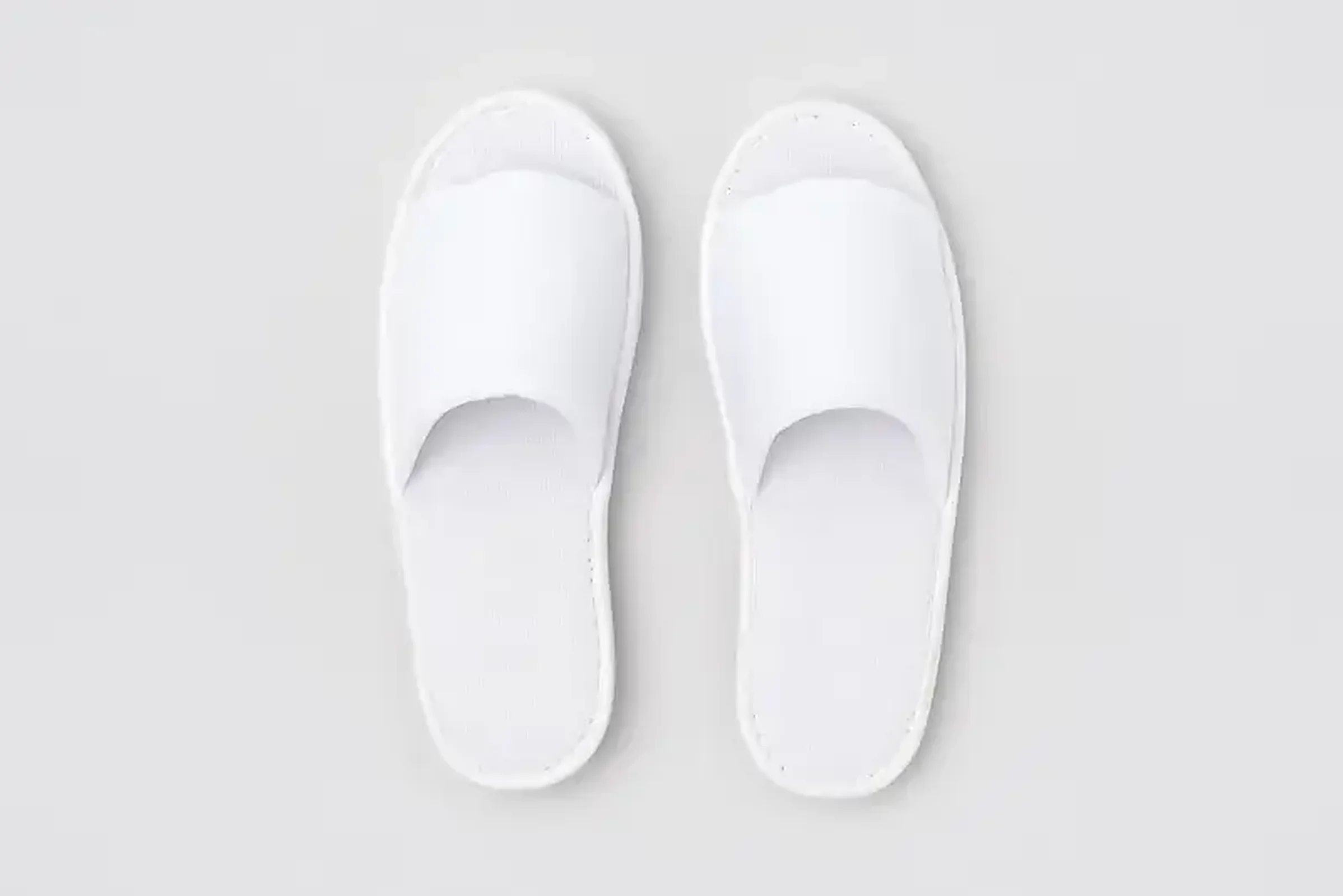 P-Berlin, aperta, bianco, 29,5cm | pantofola per hotel
