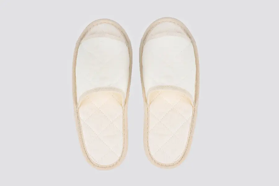 Pinar, open-toe, size 28,5cm, sugar cane sole | Hotel slippers
