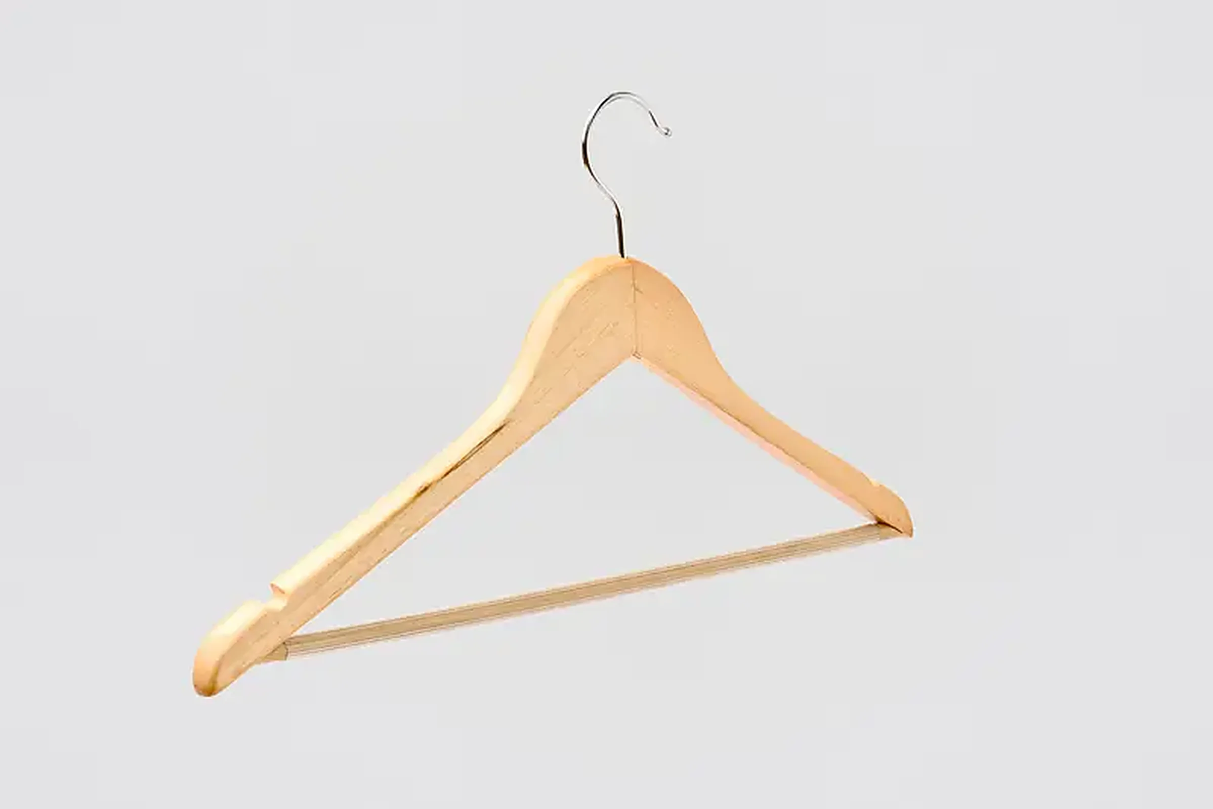 Holzkleiderbügel mit Haken