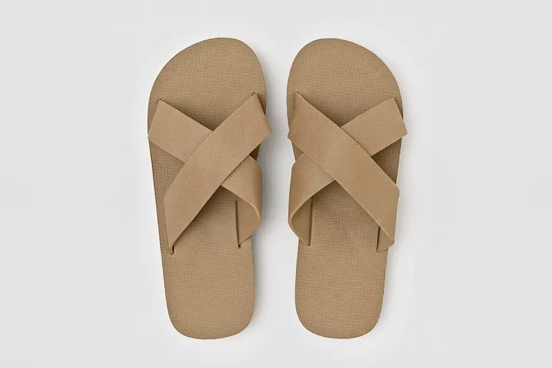 Cross wellness, braun, Größe 29,3cm (44) | Hotelslipper