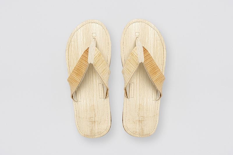 Leaf Sandal chancletas de hoja de palma, 26.5cm