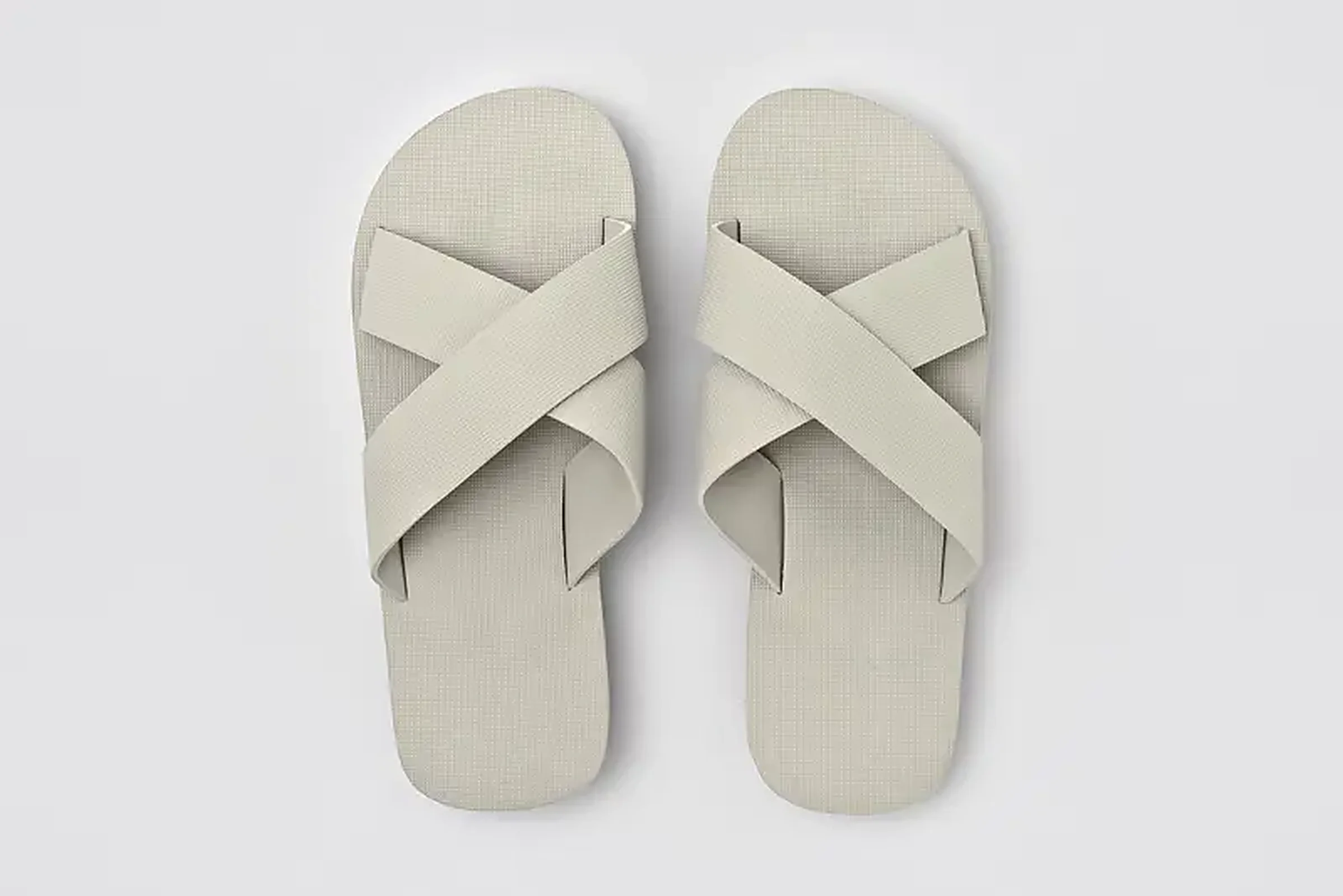 Cross wellness, hellgrau, Größe 26cm (39) | Wellness-Slipper