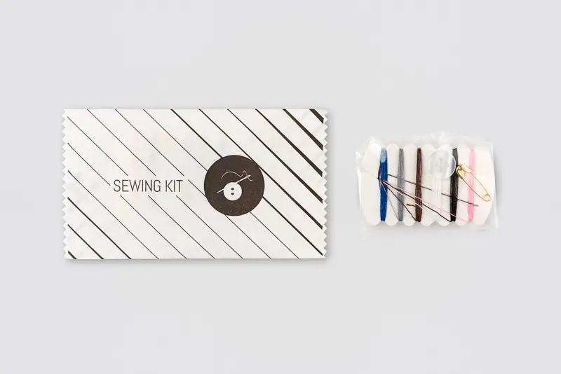 BASIC SACHET LINE - Nähset weiß in Papiersachet