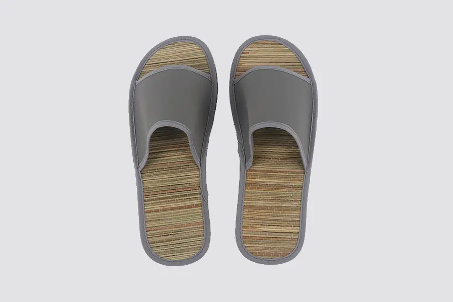 Bamboo, open-toe, size 28,5cm | Wellness slippers
