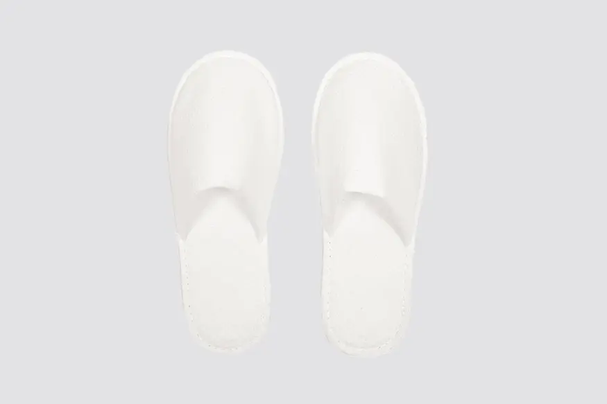 Pisa, closed-toe, white, size 28,2cm | Hotel slippers
 Pisa, closed-toe, white, size 28,2cm | Hotel slippers